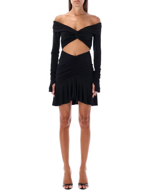 ANDAMANE Black Natalia Mini Dress