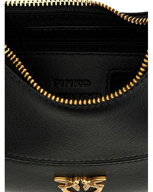 Pinko Black 'Mini Brioche Bag Hobo' Handbag