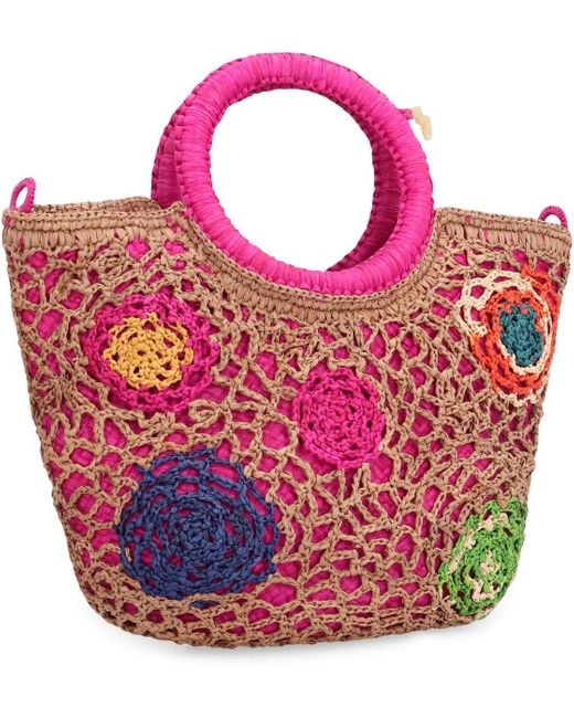 MADE FOR A WOMAN Pink Daddy Fleurs S Handbag