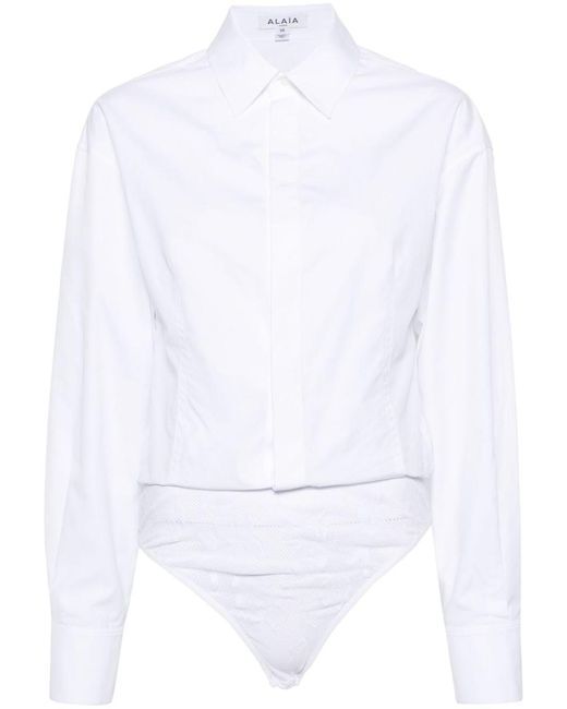 Alaïa White Alaia T-shirts & Tops