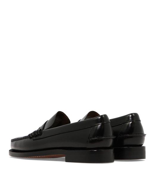 Sebago Black Moccasters for men