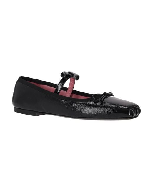 Vivetta Black Ballerine Con Laccetto E Fiocchetti