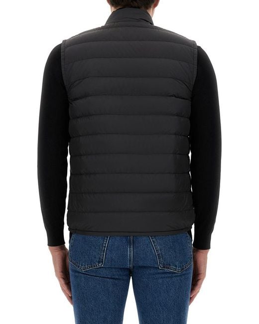 Woolrich Black Down Vest for men