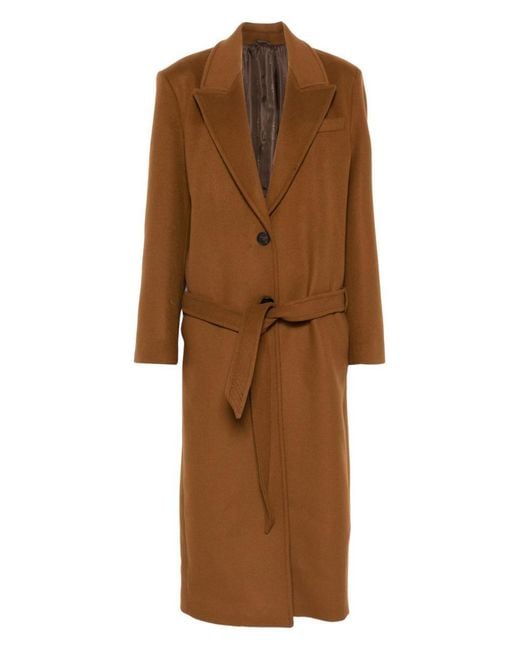 The Attico Brown Coat