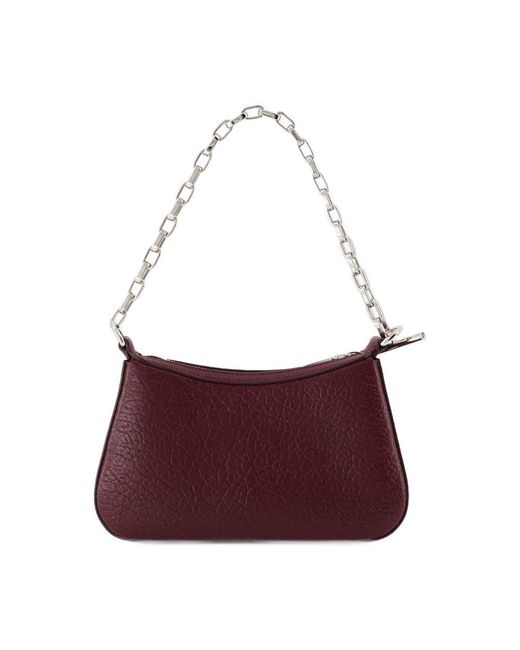 Alexander McQueen Red Mini Cross Bar Purse