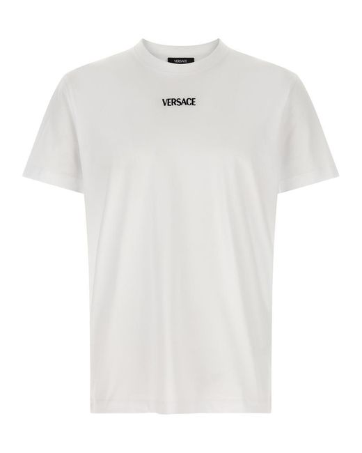 Versace White Logo' T-Shirt for men