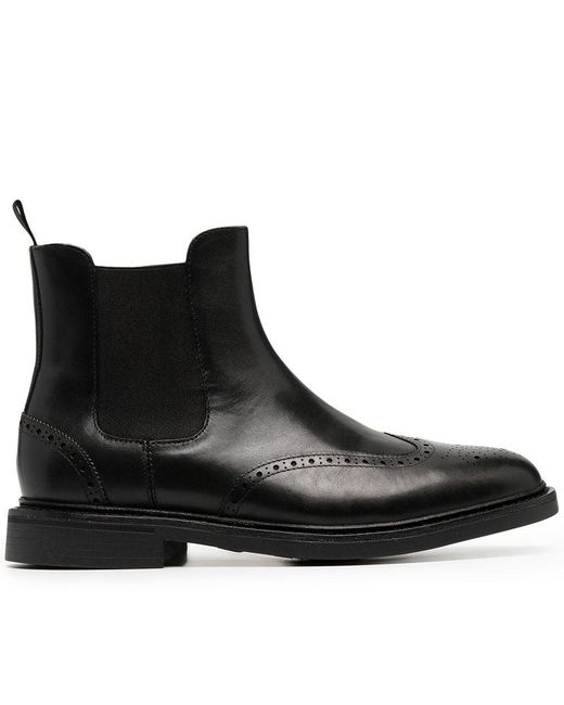 Polo Ralph Lauren Leather Asher Chelsea Boots in Black for Men | Lyst