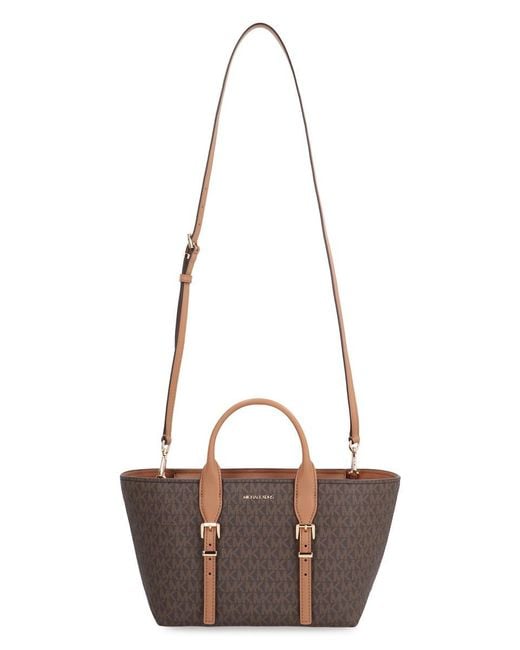 Michael Kors Brown Moore Pvc Handbag