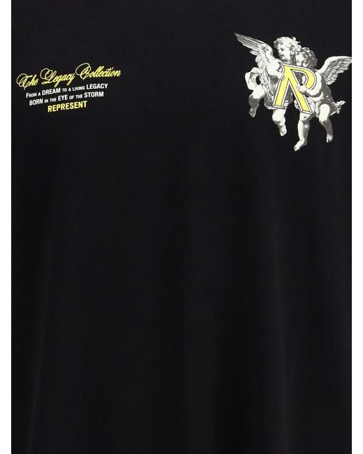 Represent Black T-shirts for men