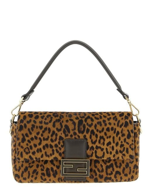 Fendi Brown 'Baguette' Medium Handbag