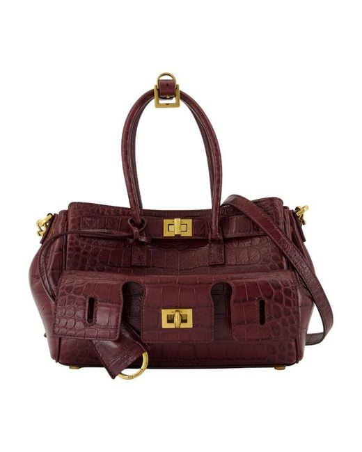 Balenciaga Purple Bel Air Carry All Purse
