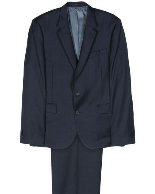 Paul Smith Blue Single-breasted Wool Suit for men