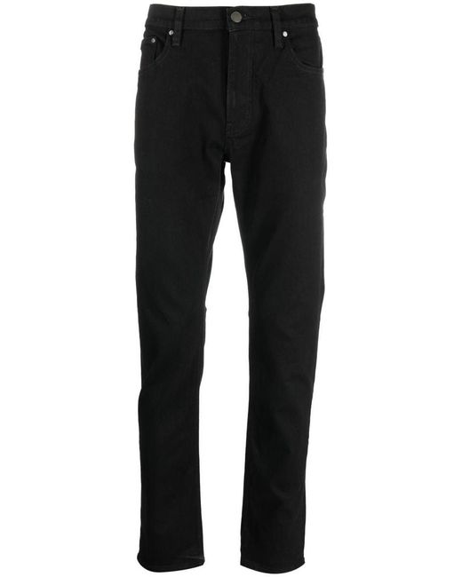 Michael Kors Black Slim-fit Stretch-cotton Jeans for men
