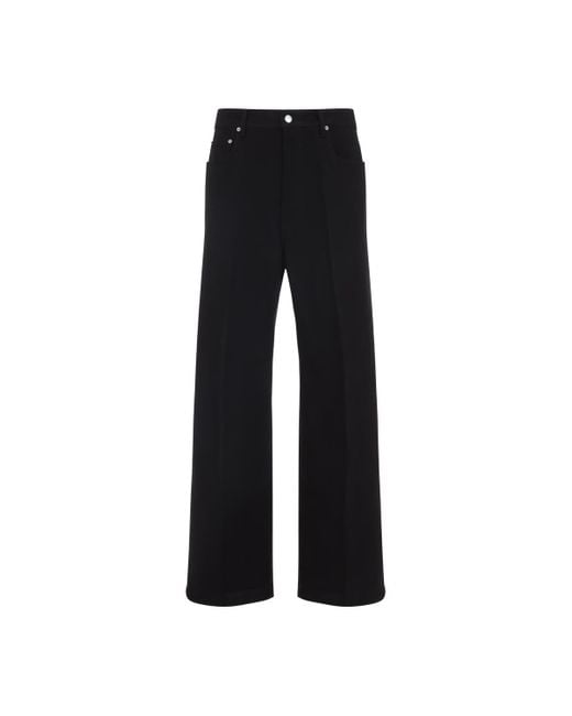 Rick Owens Black Cotton Geth Jeans for men