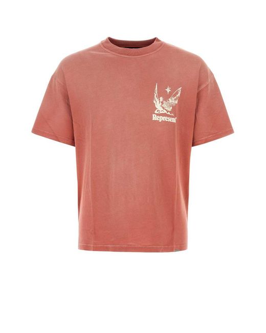Represent Pink T-Shirt for men