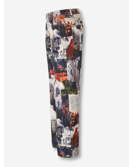 Off-White c/o Virgil Abloh Gray Flared Jeans for men