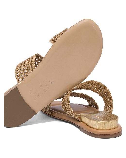 Casadei Metallic Sandals