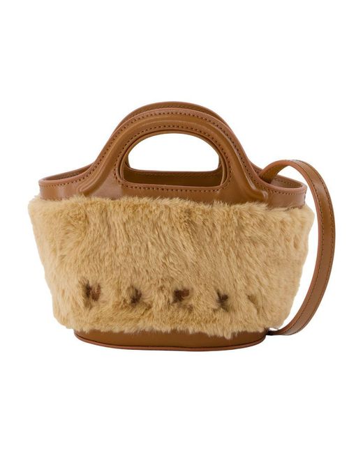 Marni Brown Tropicalia Micro Purse