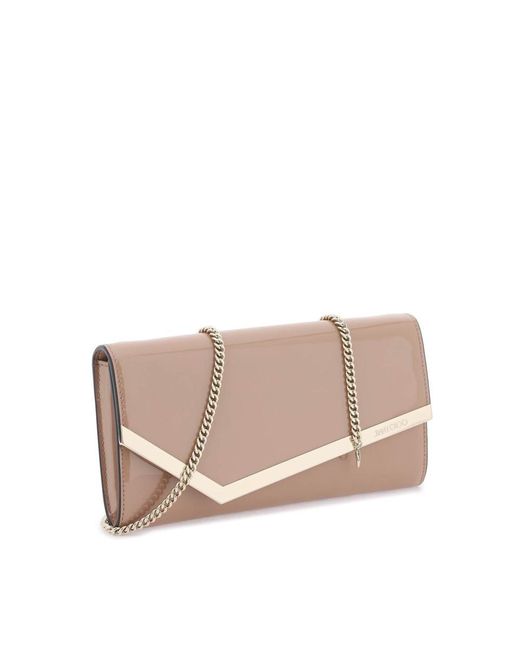 Emmie Patent Leather Clutch