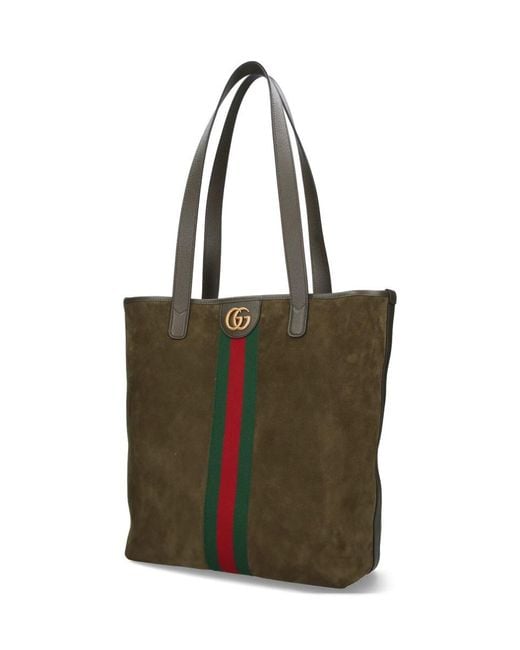 Gucci Green "Ophidia" Shopping Bag for men