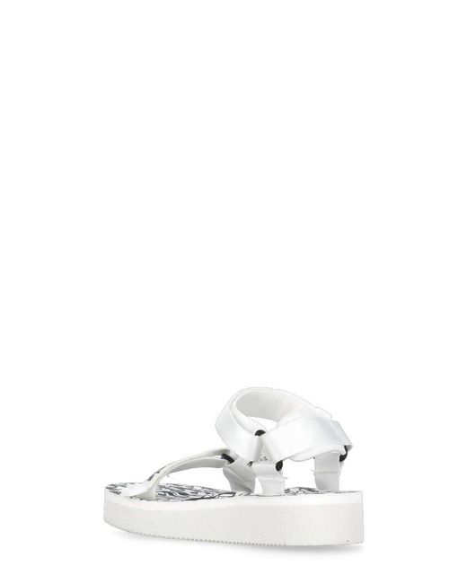 Palm Angels White Sandals