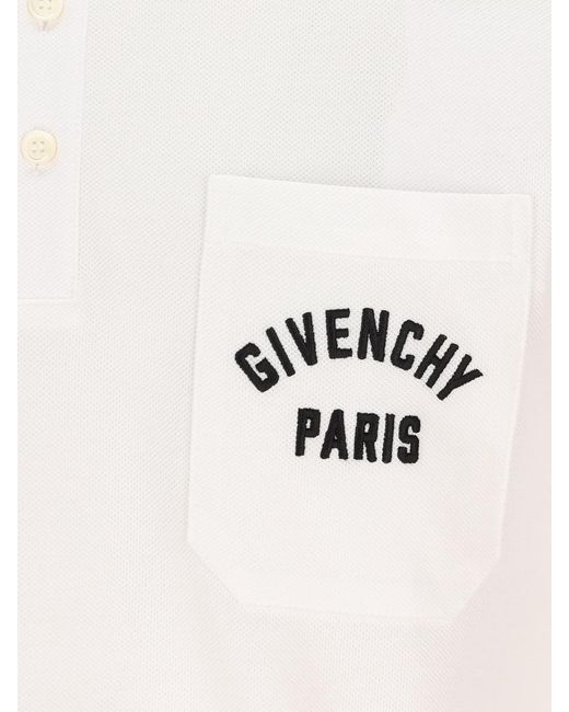 Givenchy White T-Shirt And Polo Shirt for men