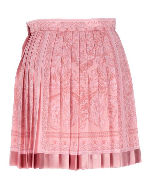 Versace Pink Barocco Skirts