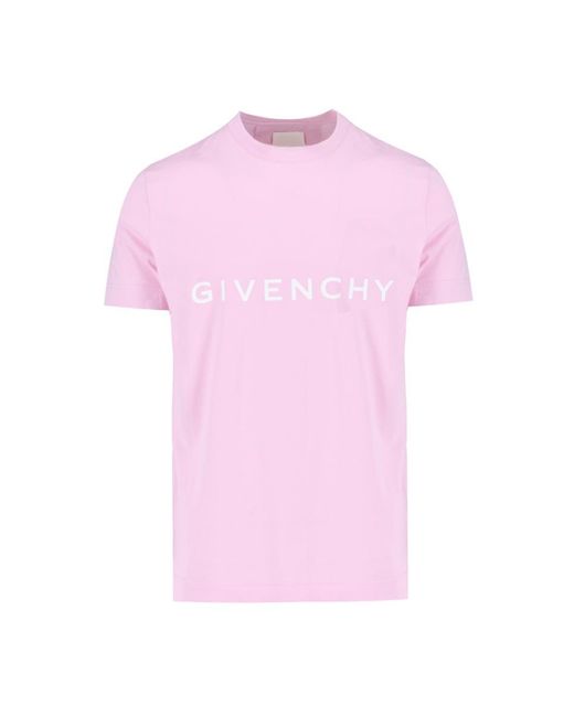 Givenchy Pink T-Shirt And Polo Shirt for men