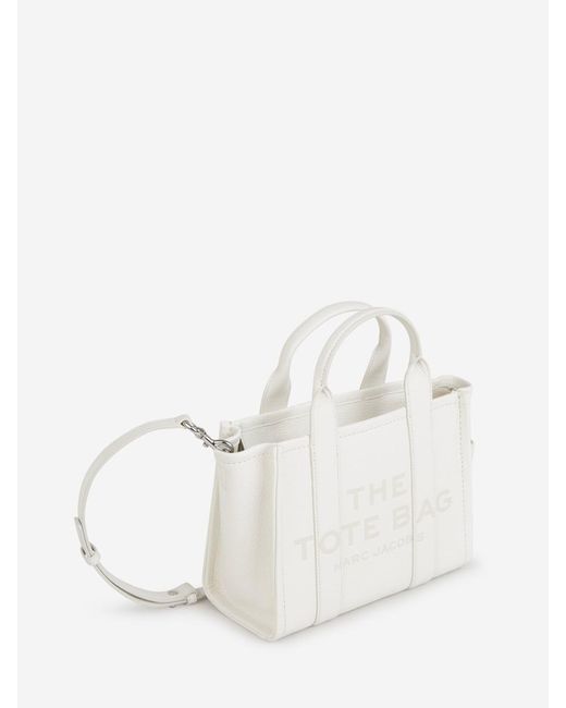 Marc Jacobs White Leather S Tote Bag