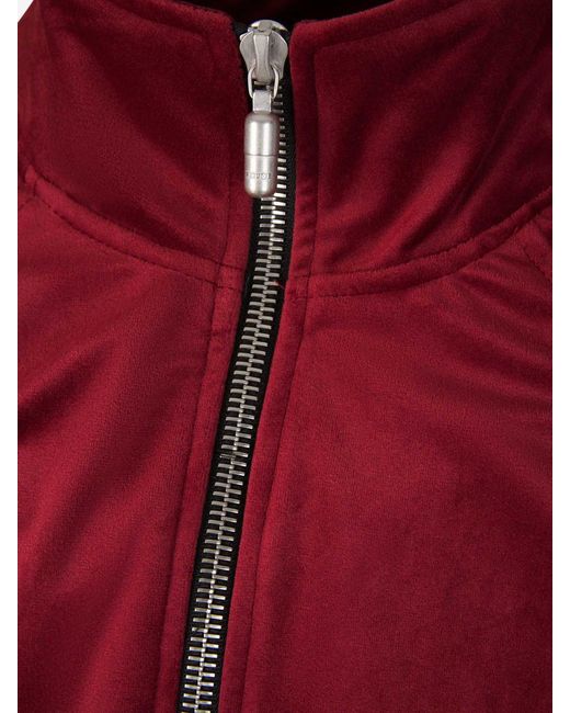 Rhude Red Velvet Sports Jacket for men