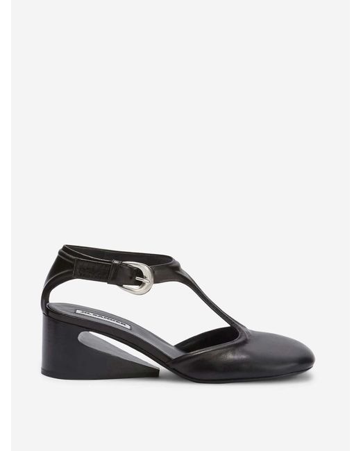 Jil Sander Black Mary Jane Heels