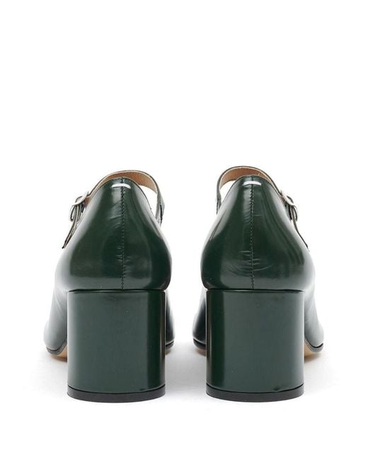 Maison Margiela Green Tabi 70mm Block-heel Pumps