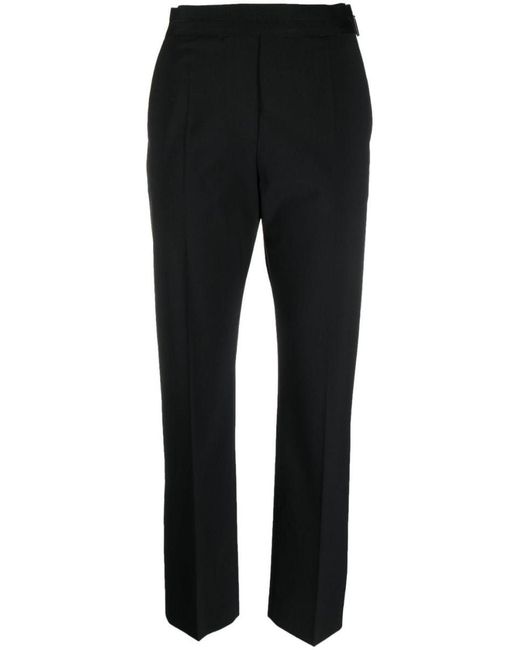 MSGM Black Slim-fit Tailored Trousers