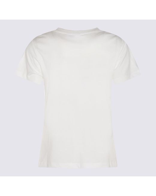 Pinko White T-shirt E Polo Bianco