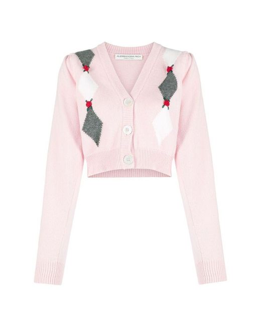 Alessandra Rich Pink Sweaters