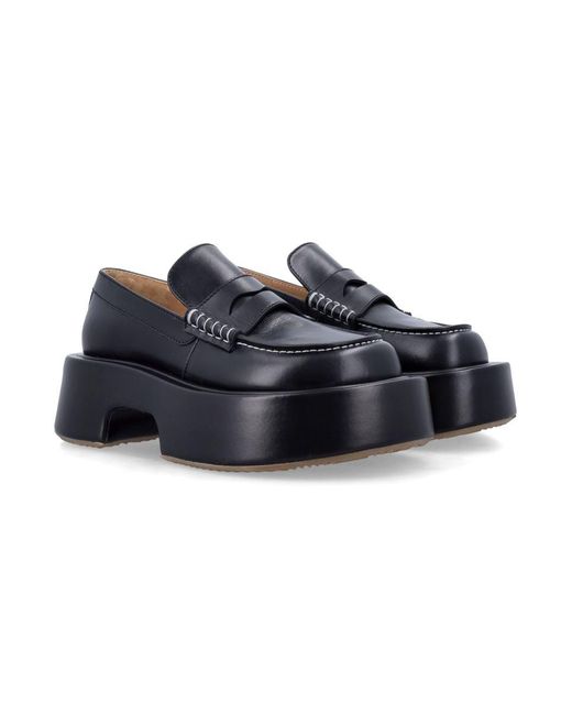 J.W. Anderson Blue Platform Moccasins