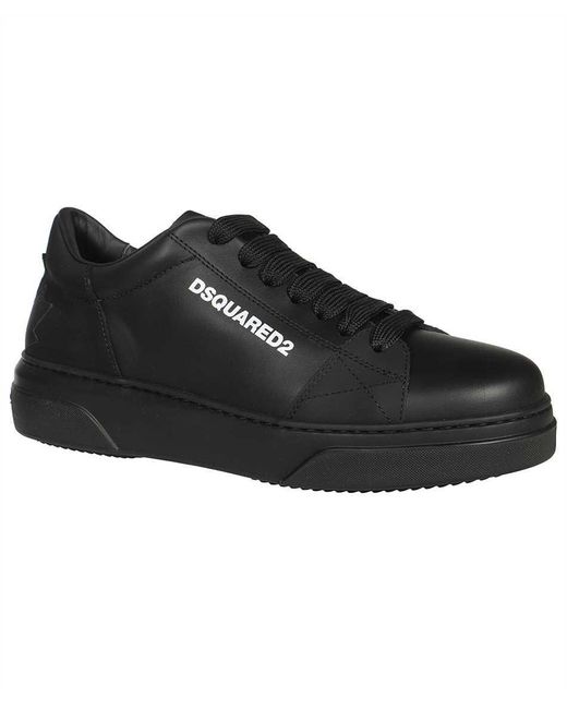 DSquared² Black Bumper Low-top Sneakers for men