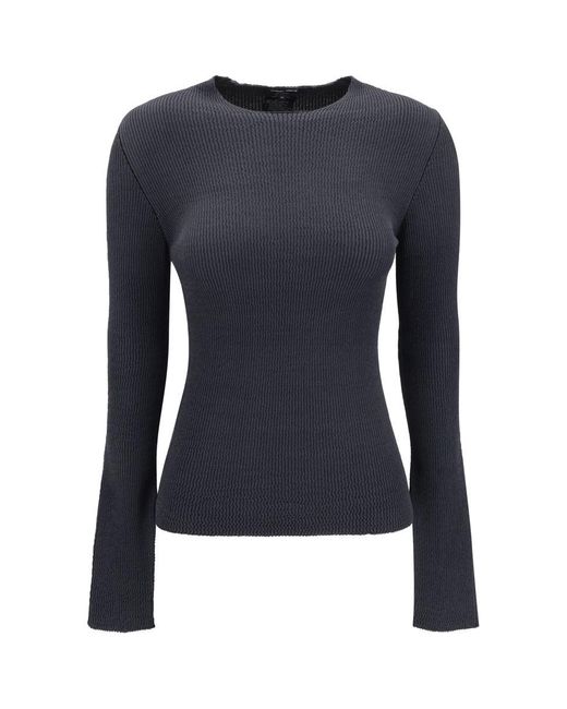 Giorgio Armani Blue Knitwear