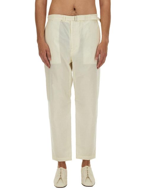 Lemaire Natural Carrot Fit Pants for men