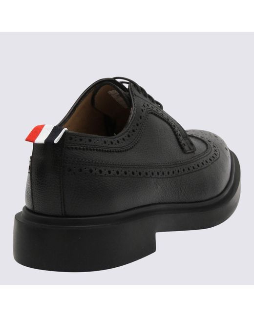 Thom Browne Flat Shoes Black for men