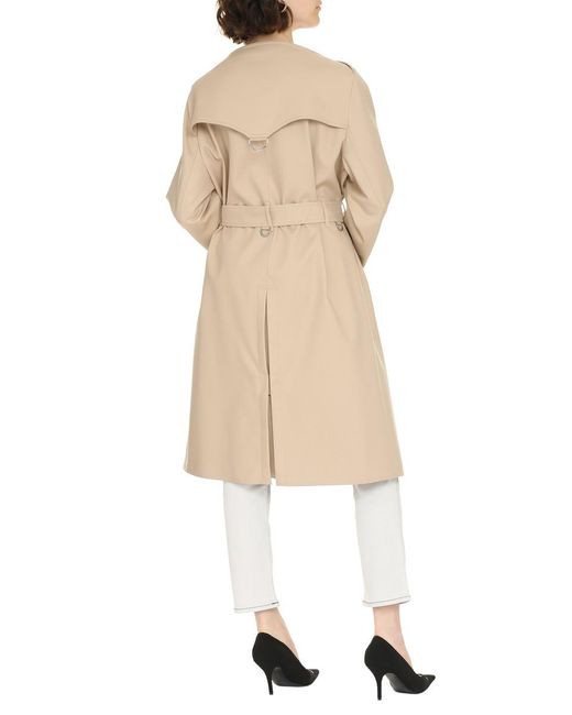 Burberry Natural Cotton Trench Jacket