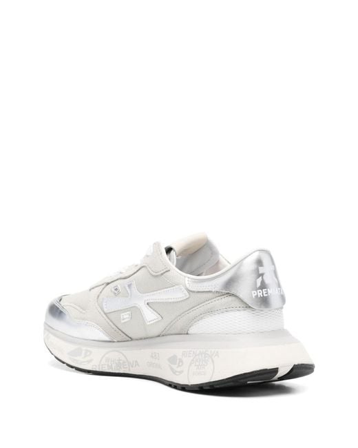 Premiata Black Lace-Up Chunky Sneakers