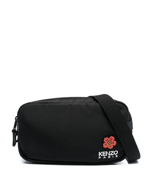 KENZO Black Nylon Crossbody Bag for men