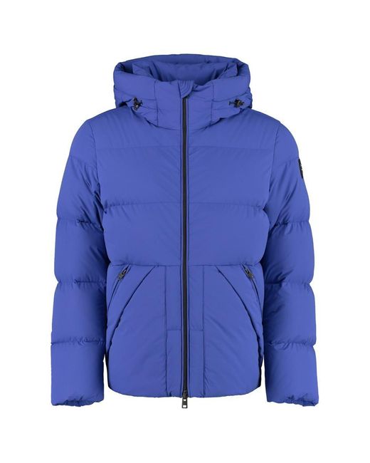 Woolrich Down Jacket in Blue for Men | Lyst