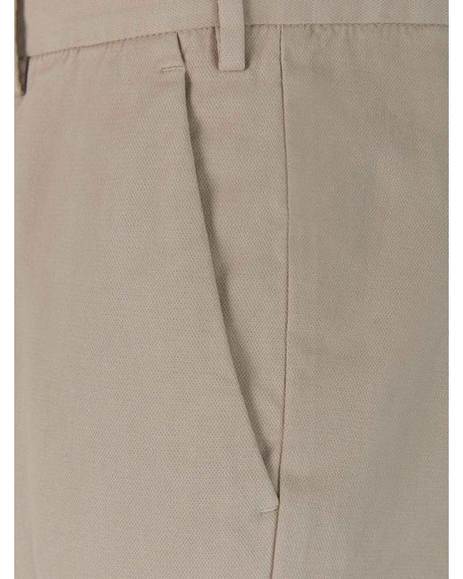 PT01 Green Cotton Formal Trousers for men