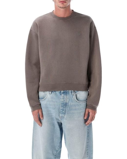 ERL Gray Script Crewneck Sweatshirt