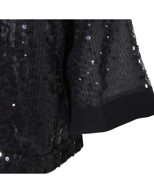 Brunello Cucinelli Black Silk Sweatshirt
