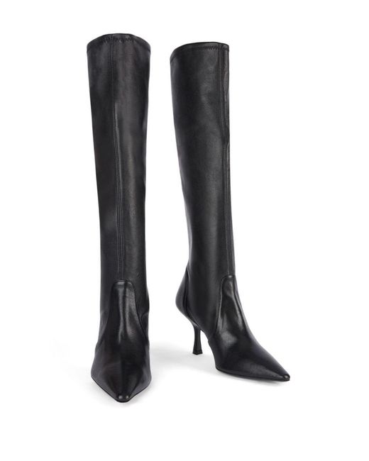 Stuart Weitzman Blue Luxurious Leather Boots For