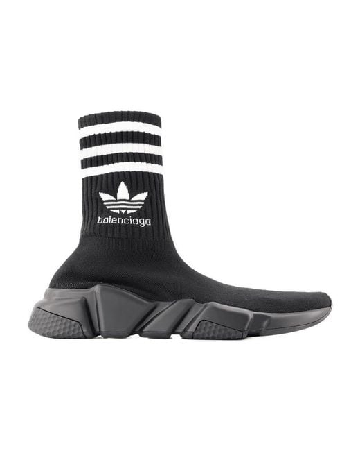 Balenciaga Black Speed Lt Adidas Sneakers