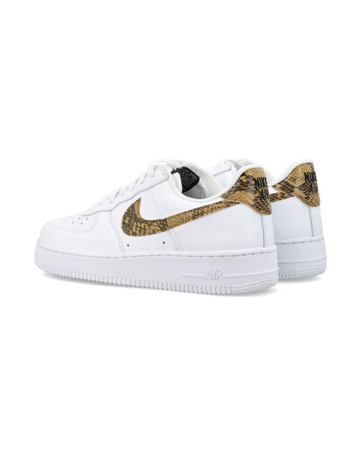 Nike White Air Force 1 Low Retro Prm Sneakers